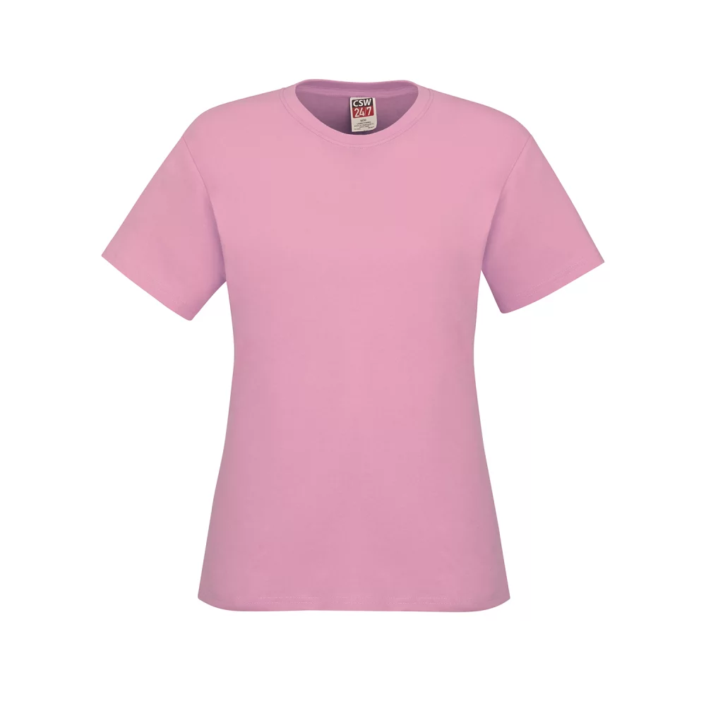Ladies Ring Spun Combed Cotton Crewneck T-Shirt