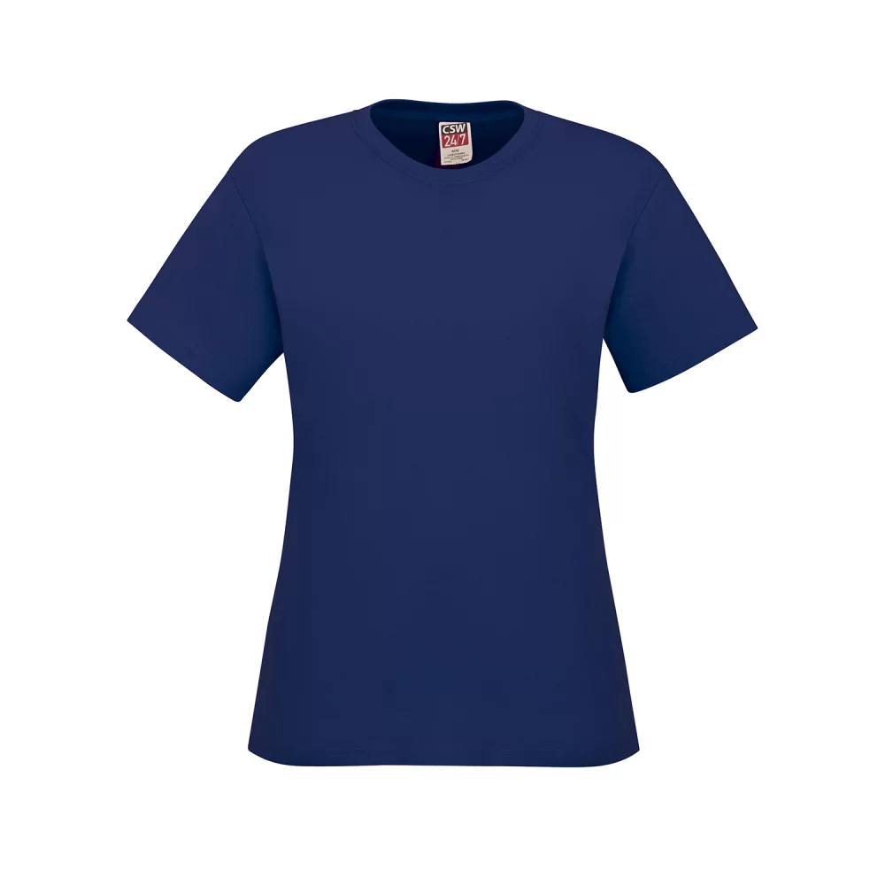 Ladies Ring Spun Combed Cotton Crewneck T-Shirt
