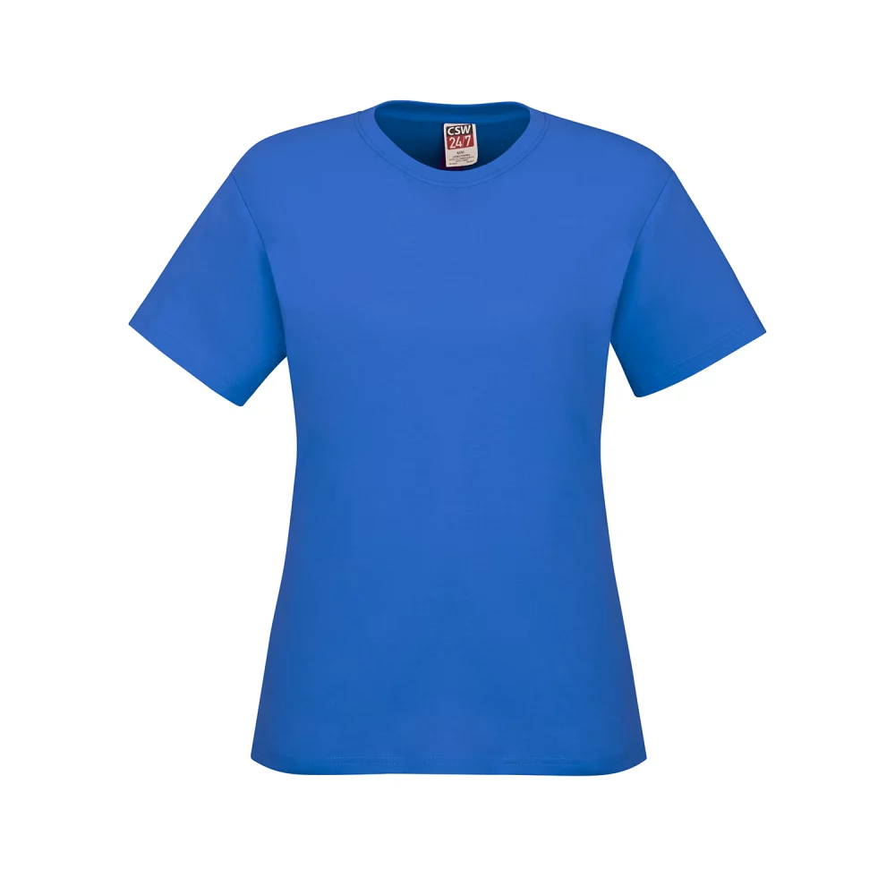 Ladies Ring Spun Combed Cotton Crewneck T-Shirt