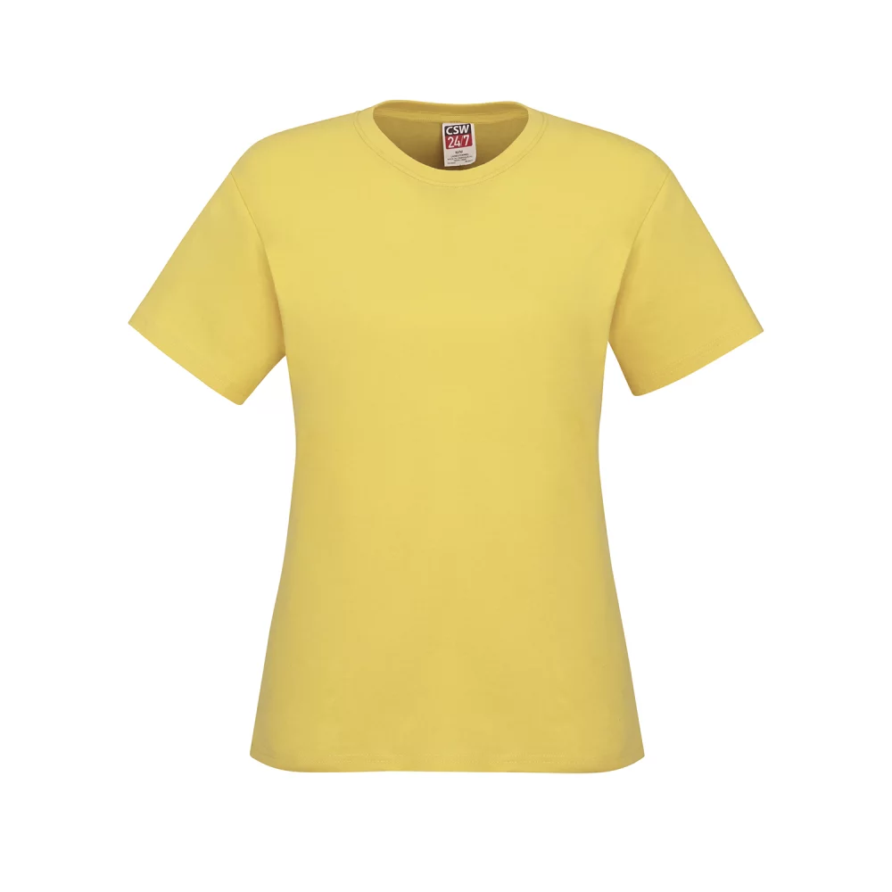 Ladies Ring Spun Combed Cotton Crewneck T-Shirt