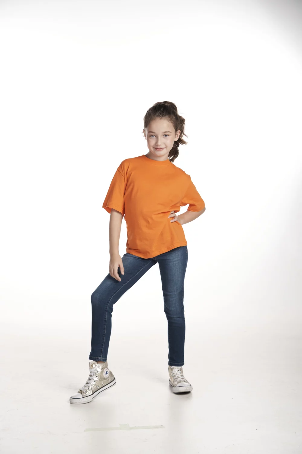 Youth Ring Spun Combed Cotton Crewneck T-Shirt