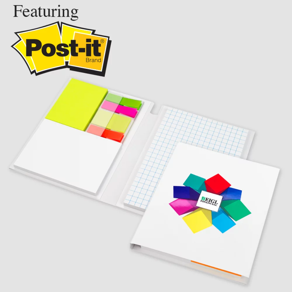 Journal essentiel avec des Post-it® Notes et des drapeaux - Option Journal 2