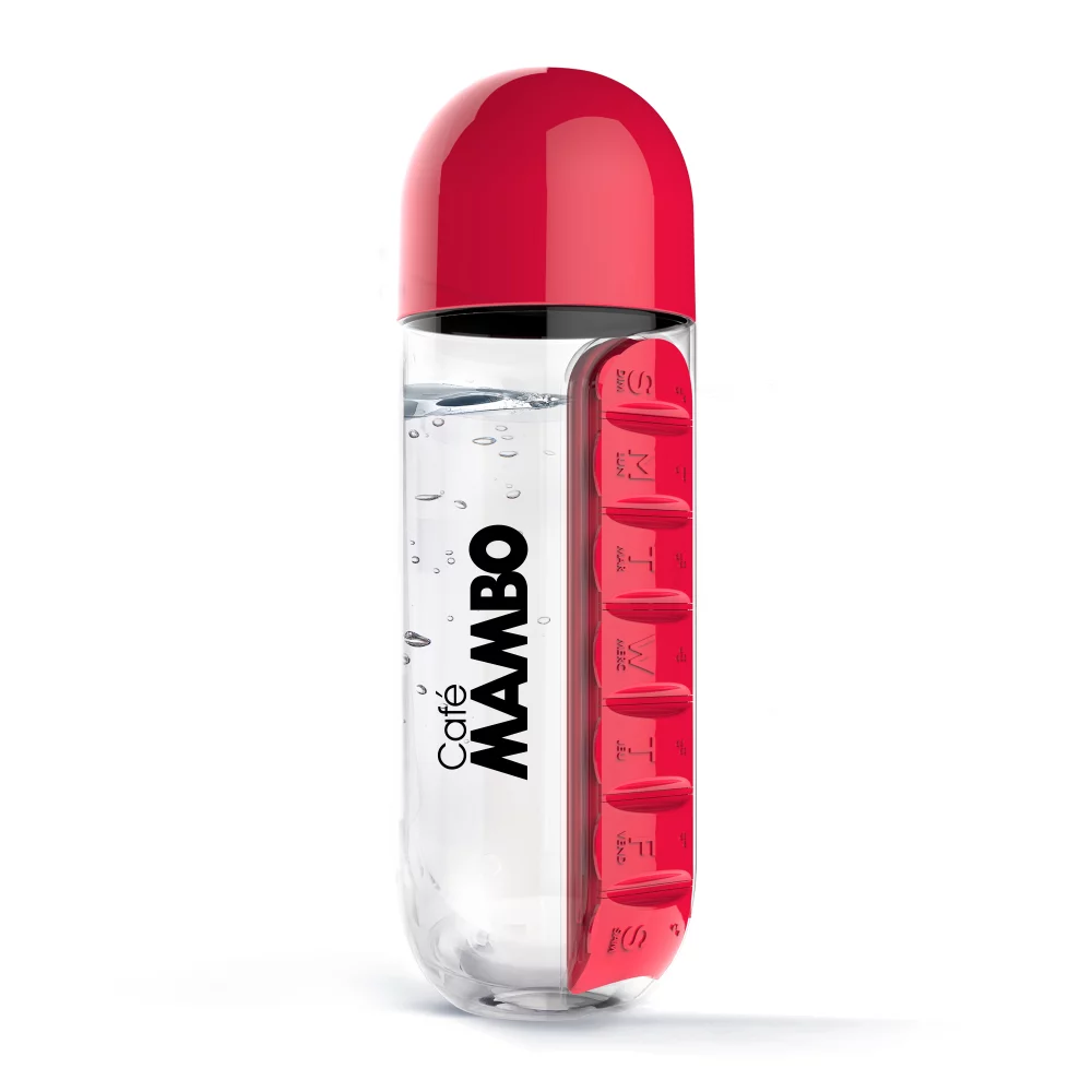 20 Oz. In Style Pill Organizer Water Bottle