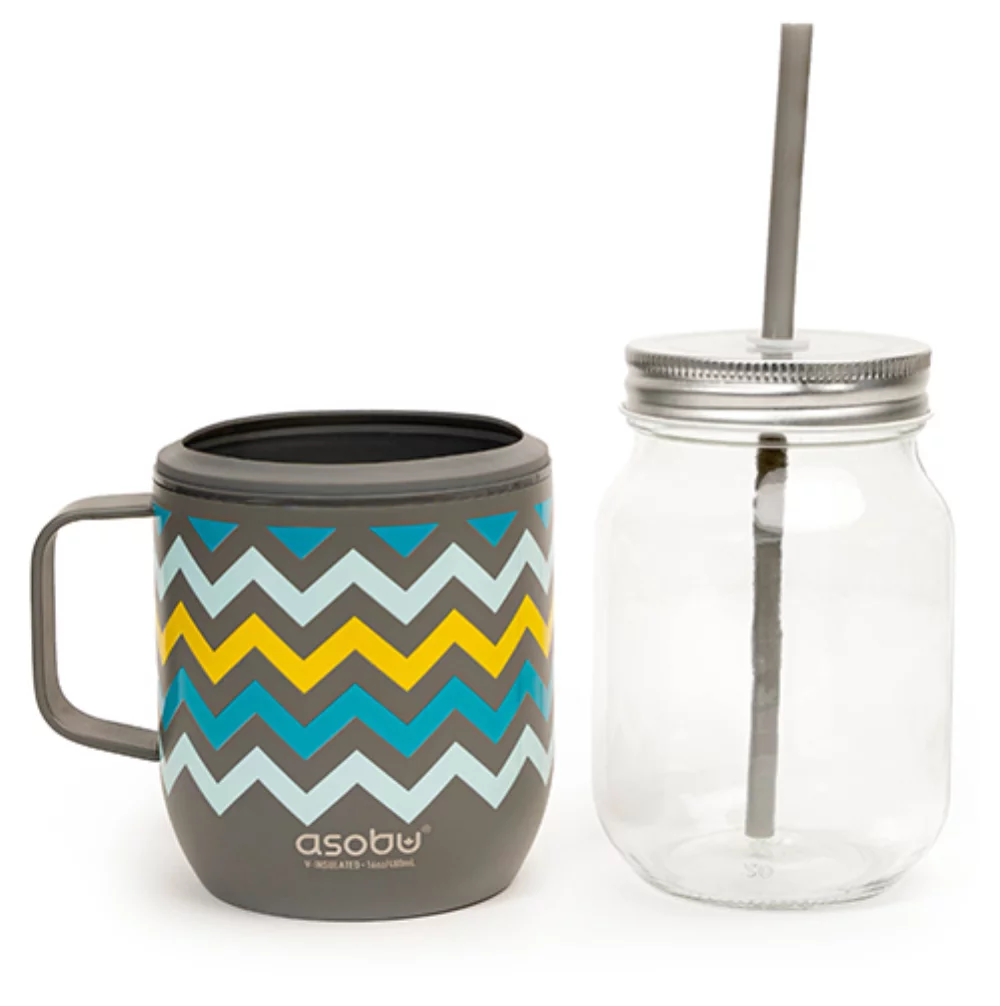 16 Oz. Asobu® Moonshine Mason Jar