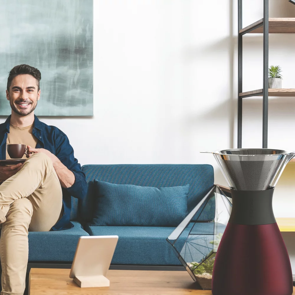 Cafetière isotherme Asobu® Pourover de 40 oz.