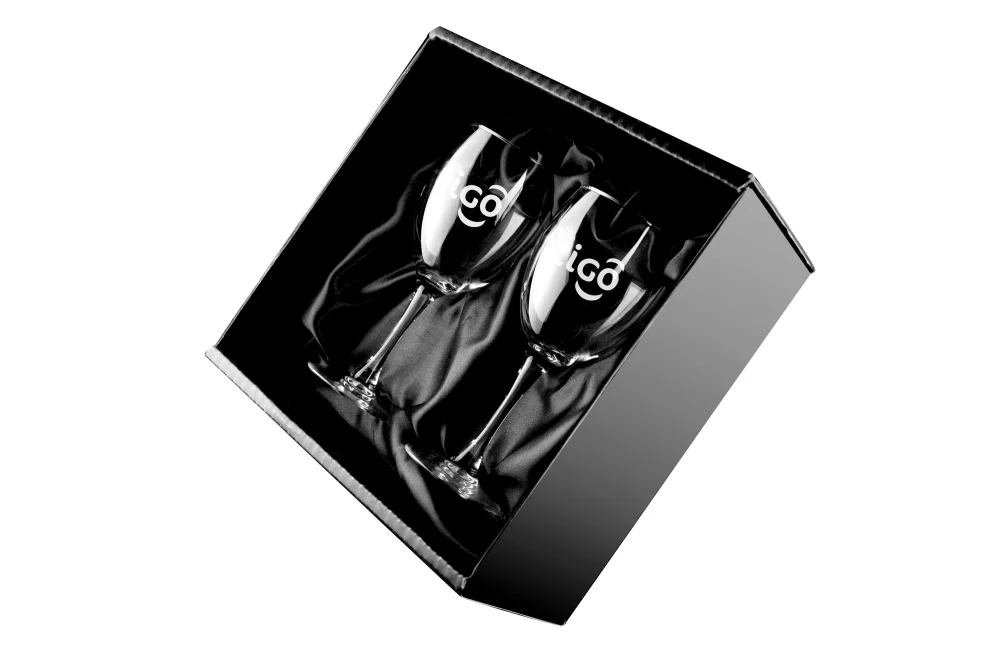 10 Oz. Deep Etch Wine Glass (set of 2)