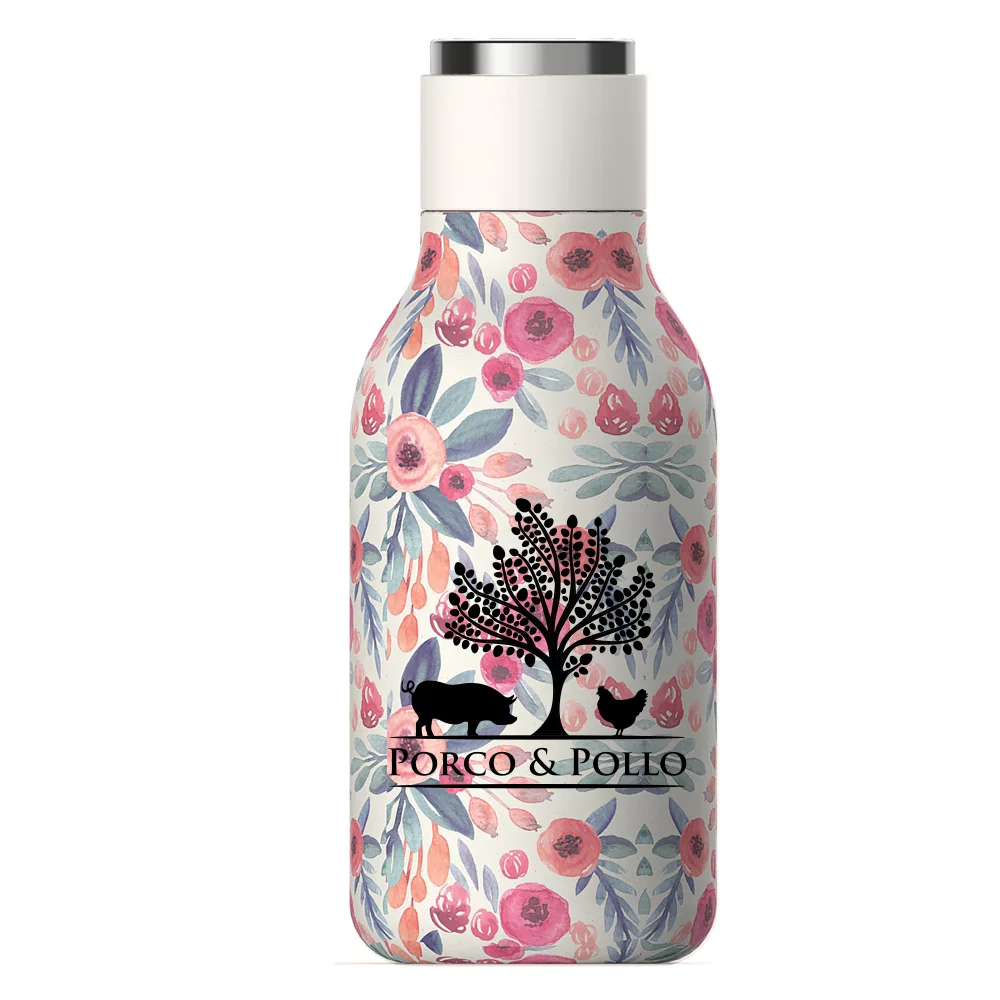 Bouteille isolée sous vide Asobu® Urban de 16 oz avec gobelet à café de 10 oz.