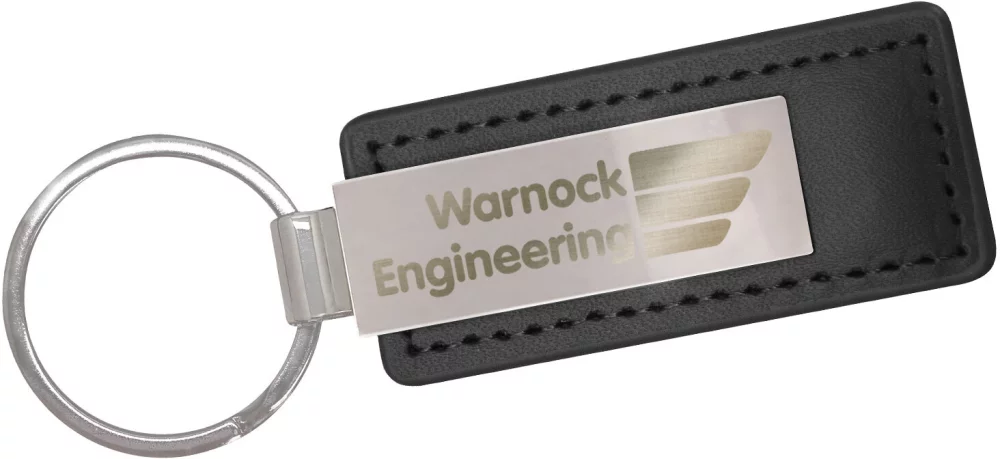 Porte-clés en simili cuir