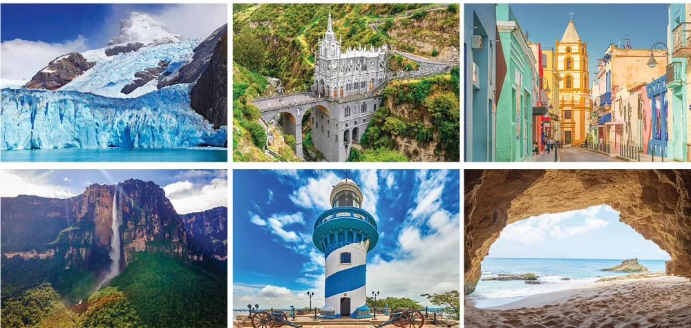 Latin America Spiral Wall Calendar