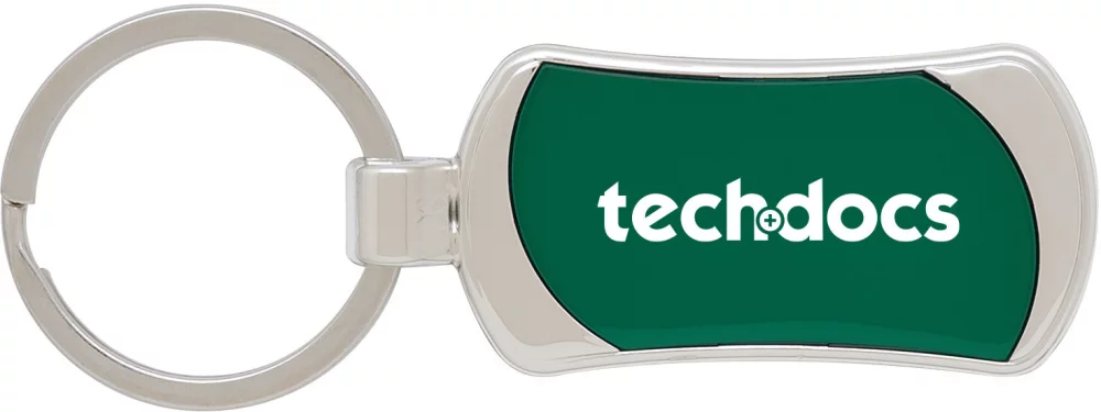 Ensemble boîte cadeau porte-clés double bannière