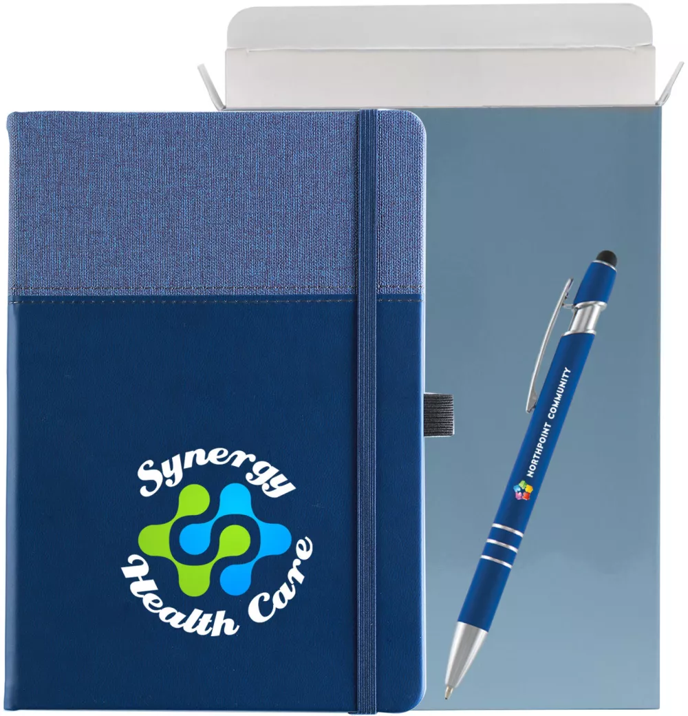 Ensemble cadeau Journal Newport en couleur complète et stylo Ultima