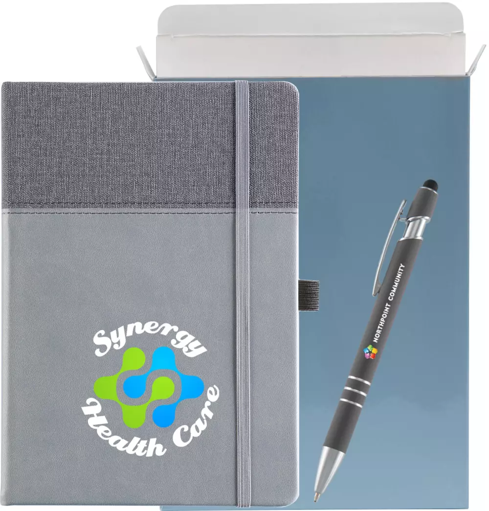 Ensemble cadeau Journal Newport en couleur complète et stylo Ultima