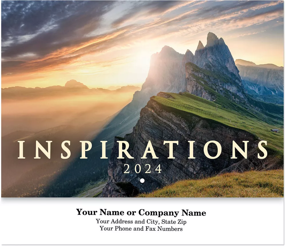 Calendrier mural agrafé Inspirations