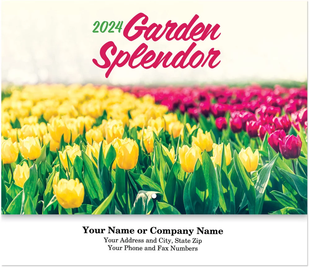 Calendrier mural agrafé Garden Splendor