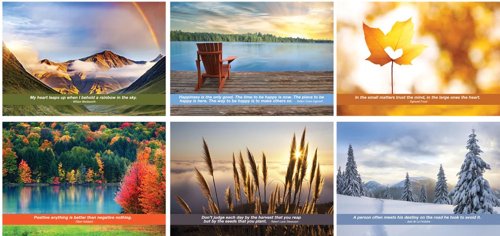 Calendrier de bureau Inspirations