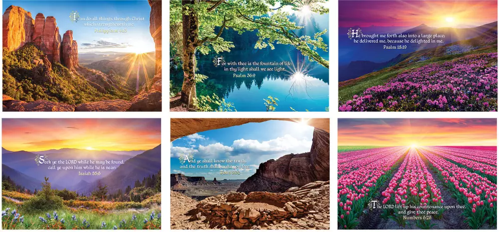 Calendrier mural en spirale Christian Grace