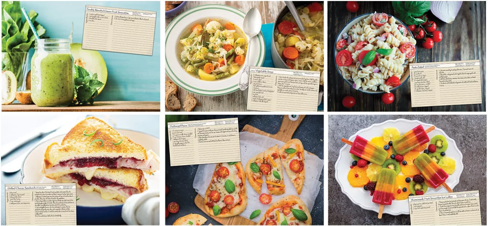 Calendrier mural en spirale du mois de la saveur