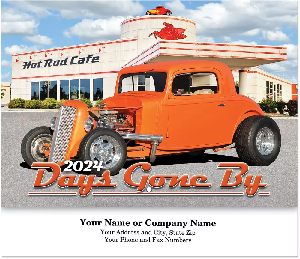 Calendrier mural Days Gone By agrafé