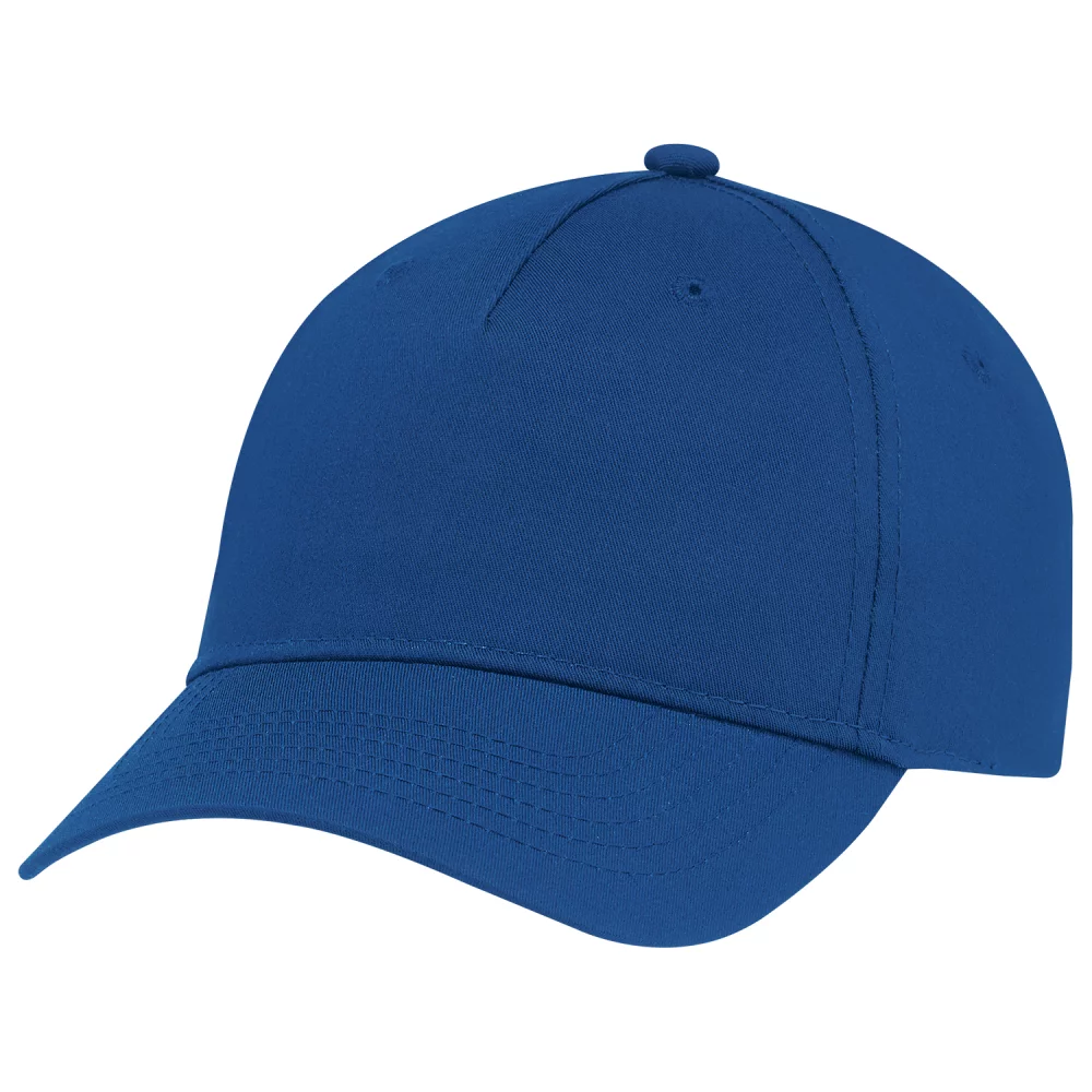 Casquette à cinq panneaux ajustée et construite en entier