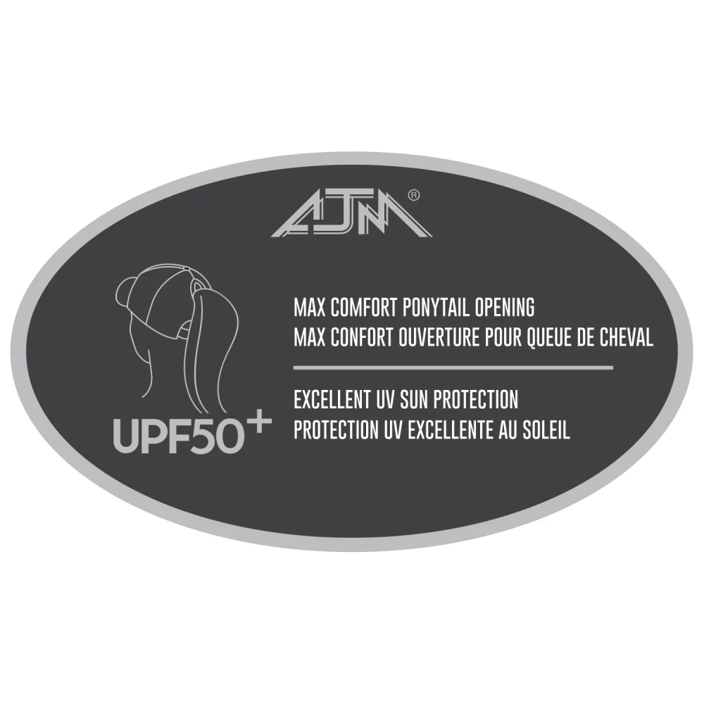 Ponytail Cap - Polyester Pearl Nylon - UPF50+