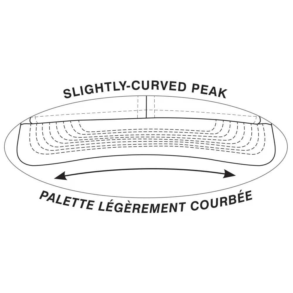 Toile de canard / Maille en polyester - Casquette structurée à 6 panneaux Pro-Round (dos en maille)