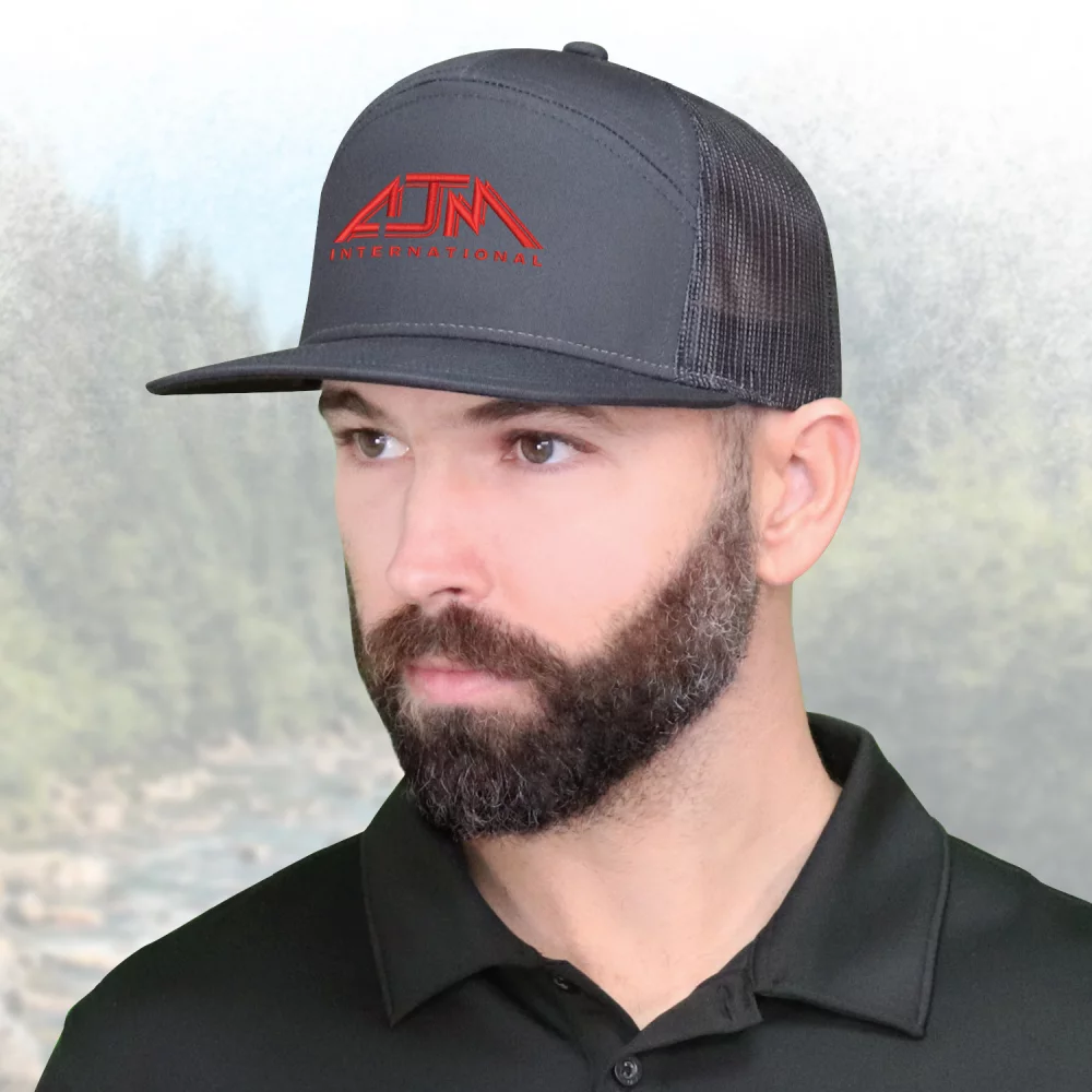 Casquette de style camper à 7 panneaux avec dos en filet