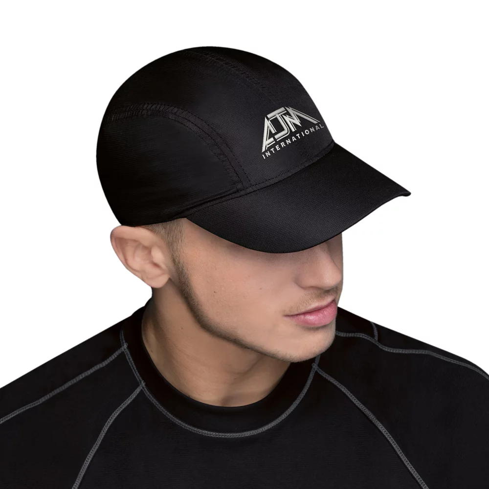 4 Panel Runner Cap - Polyester Pearl Nylon - UPF50+