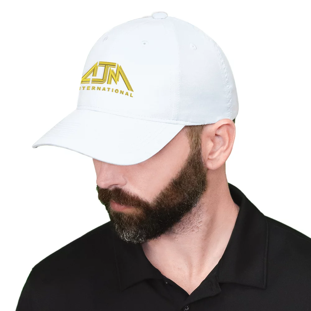 Casquette en polyester, perle et nylon