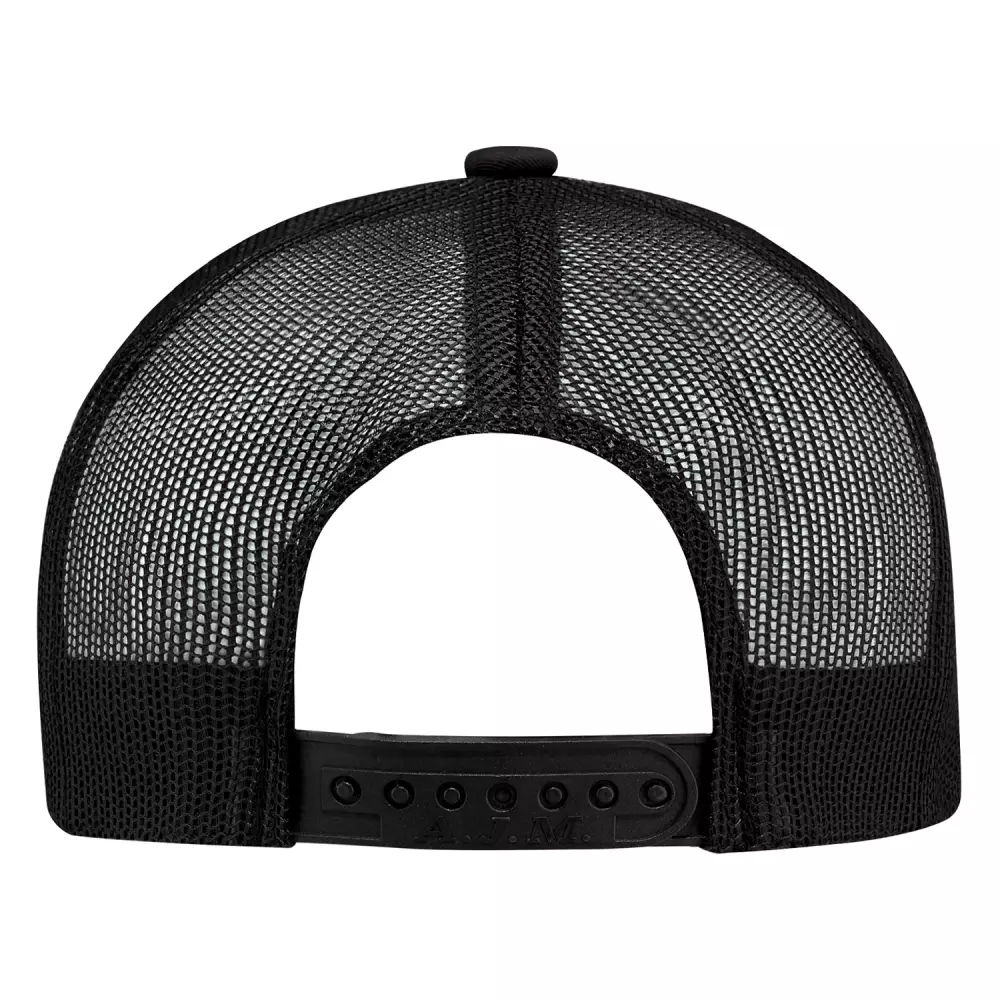 Casquette de style campeur à 7 panneaux avec dos en filet et motif chiné.