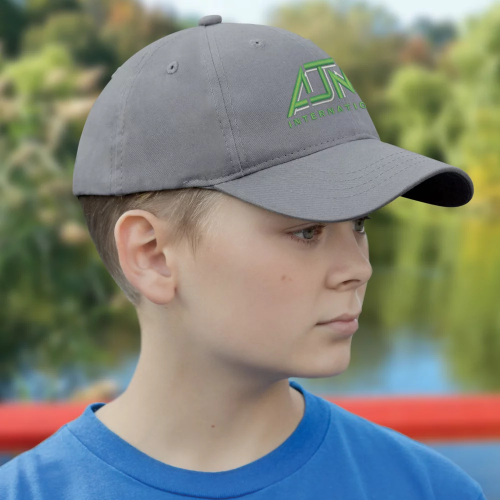 Casquette en sergé de coton brossé pour jeunes
