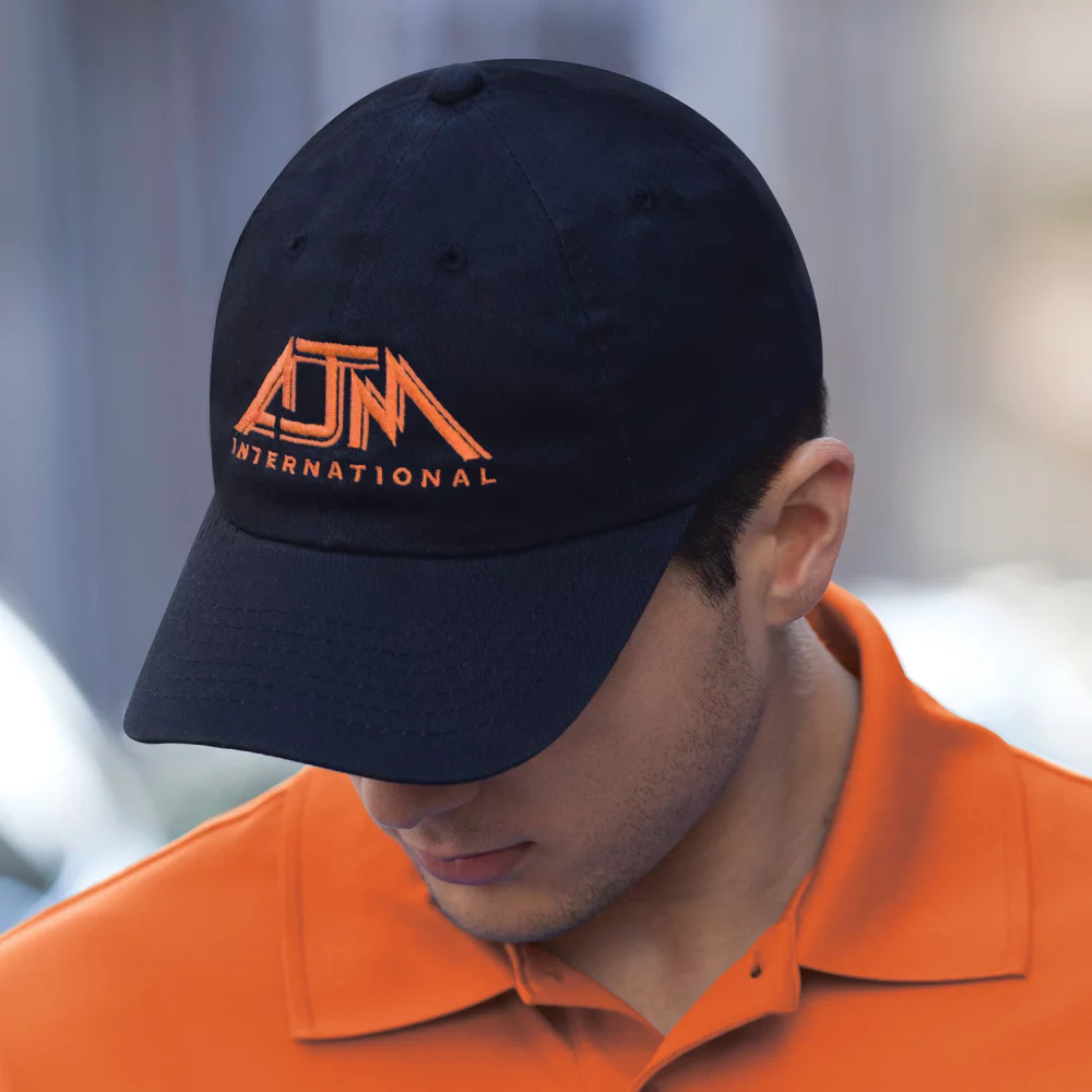 Casquette en toile de coton brossé