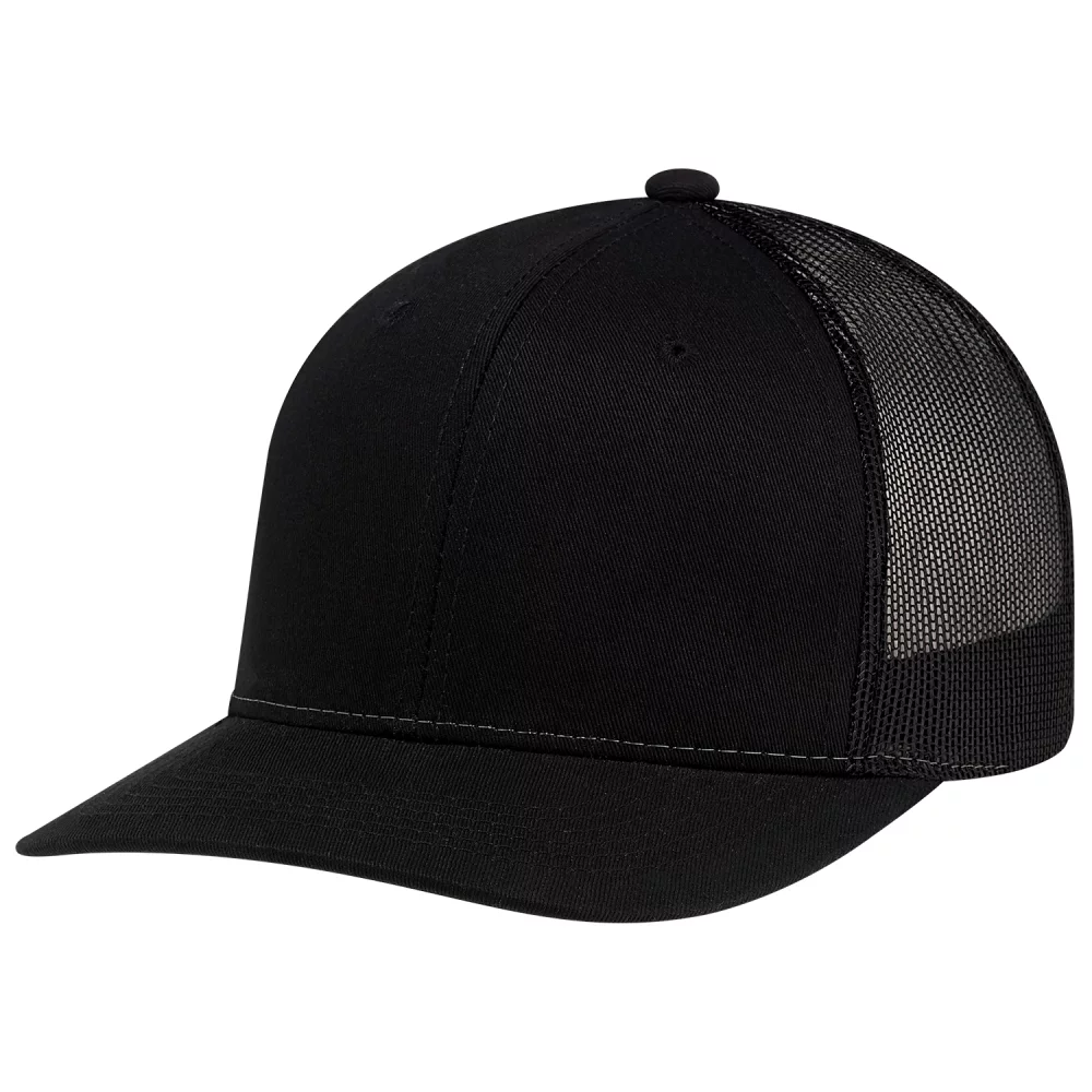 Pro-Round 6 Panel Youth Cap w/Mesh Back