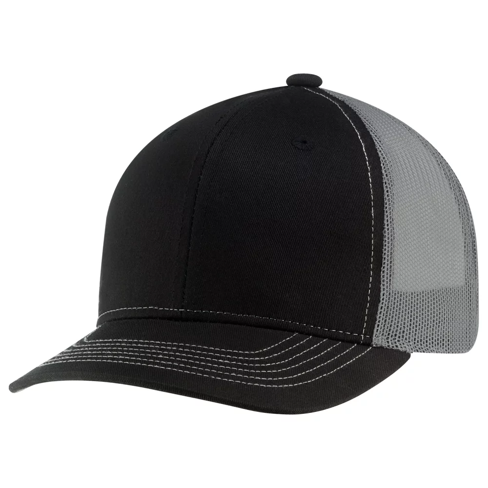 Casquette de jeunesse à 6 panneaux avec dos en filet