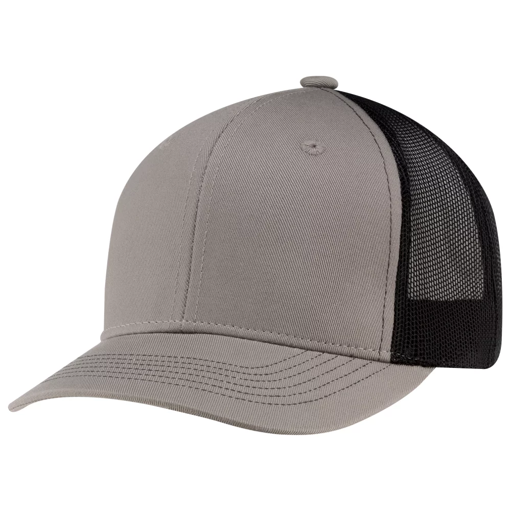Pro-Round 6 Panel Youth Cap w/Mesh Back
