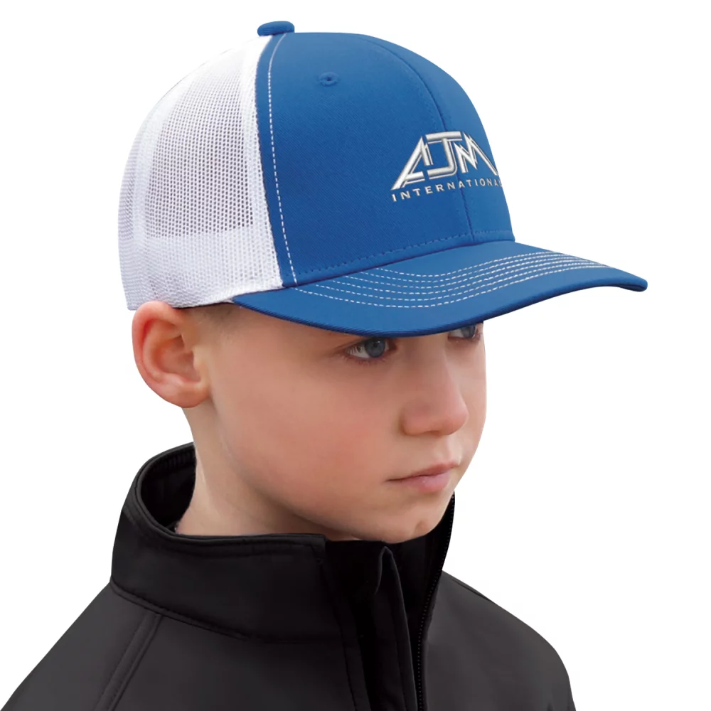 Casquette de jeunesse à 6 panneaux avec dos en filet