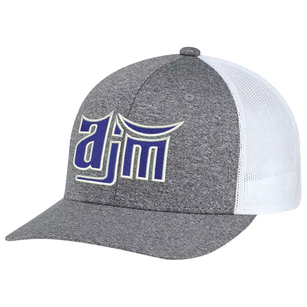 Casquette en maille de polyester chiné