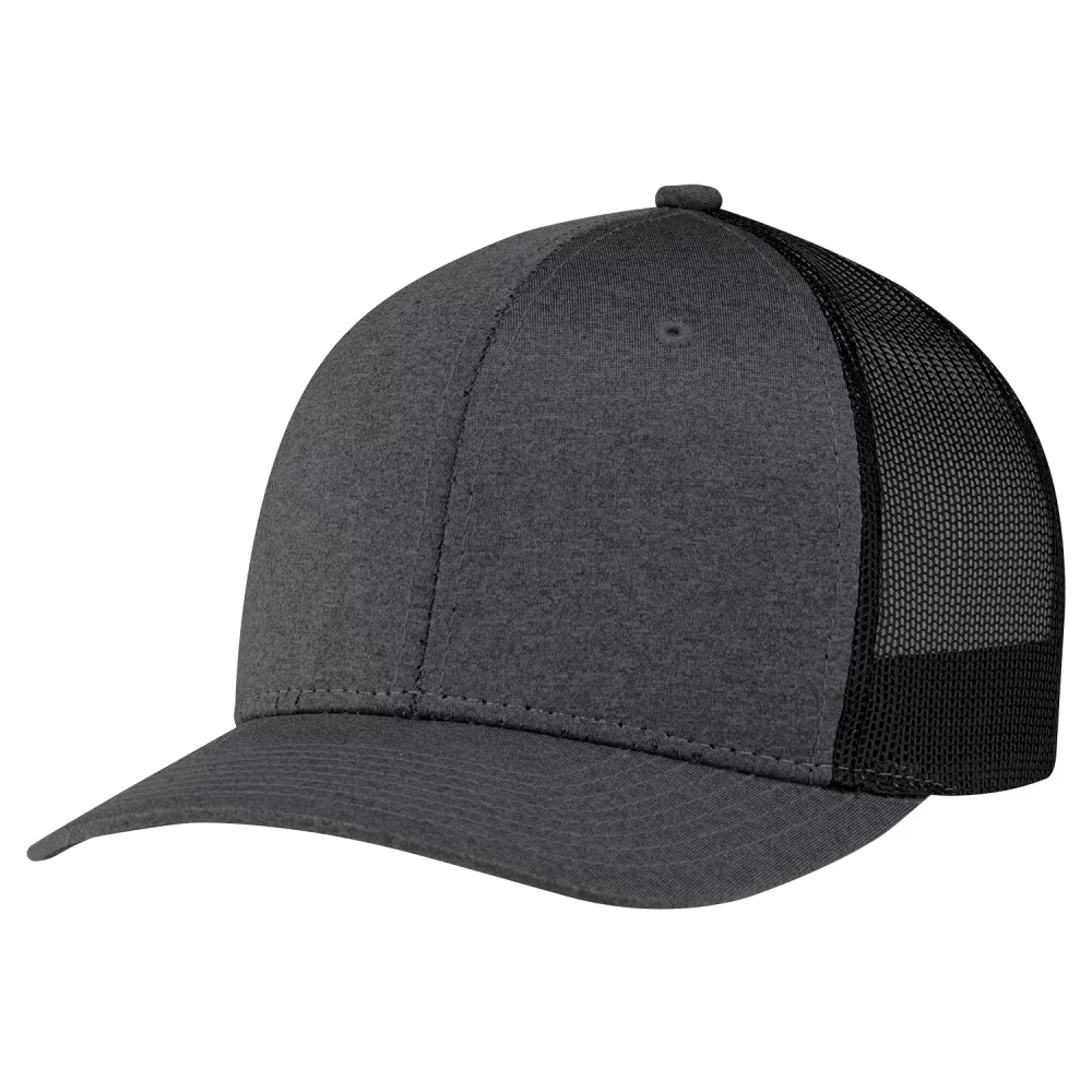 Casquette en maille de polyester chiné
