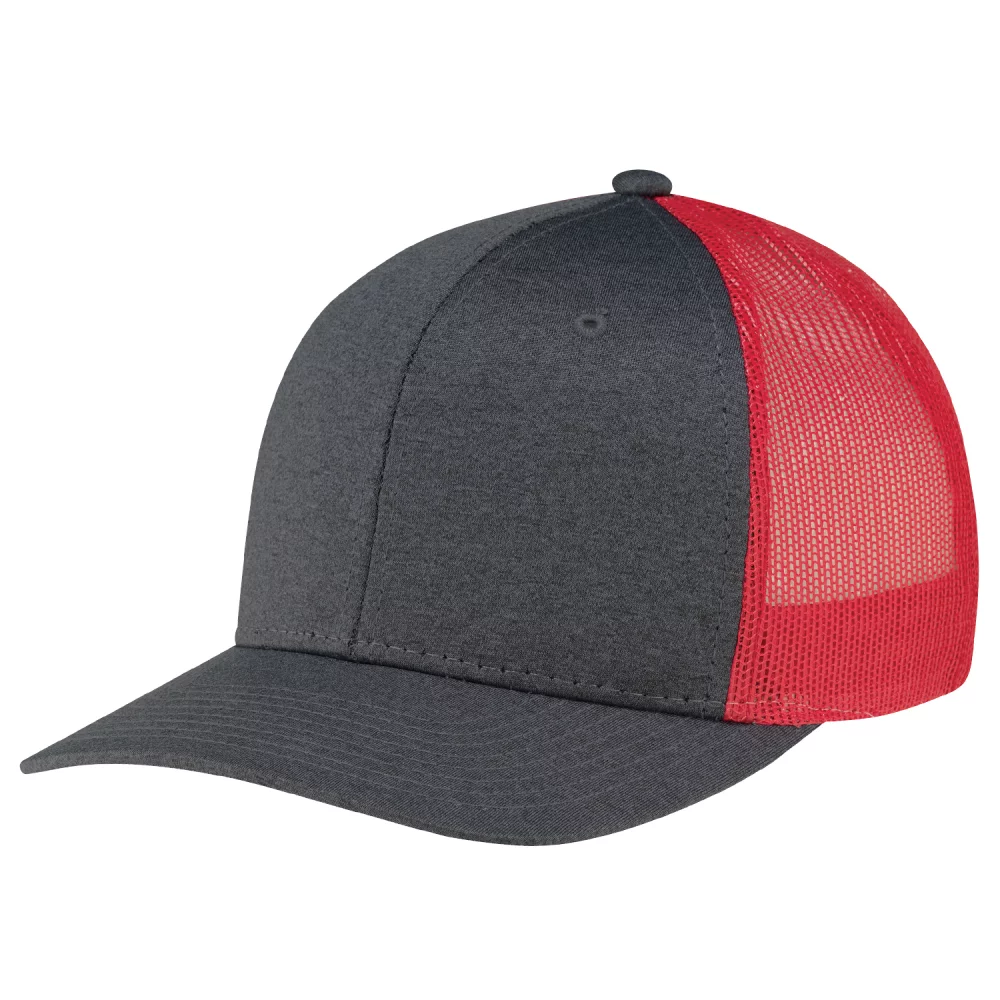 Casquette en maille de polyester chiné