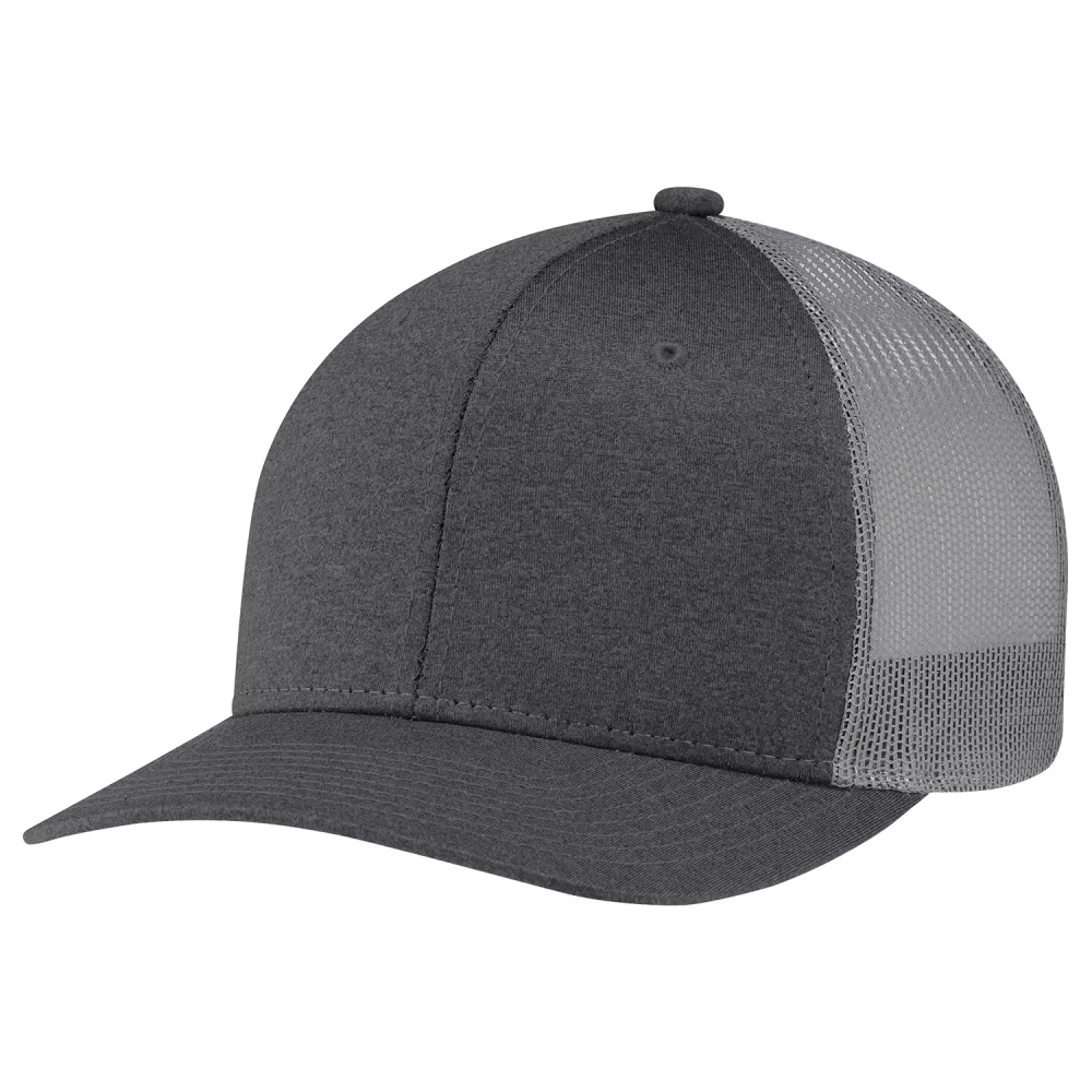Casquette en maille de polyester chiné