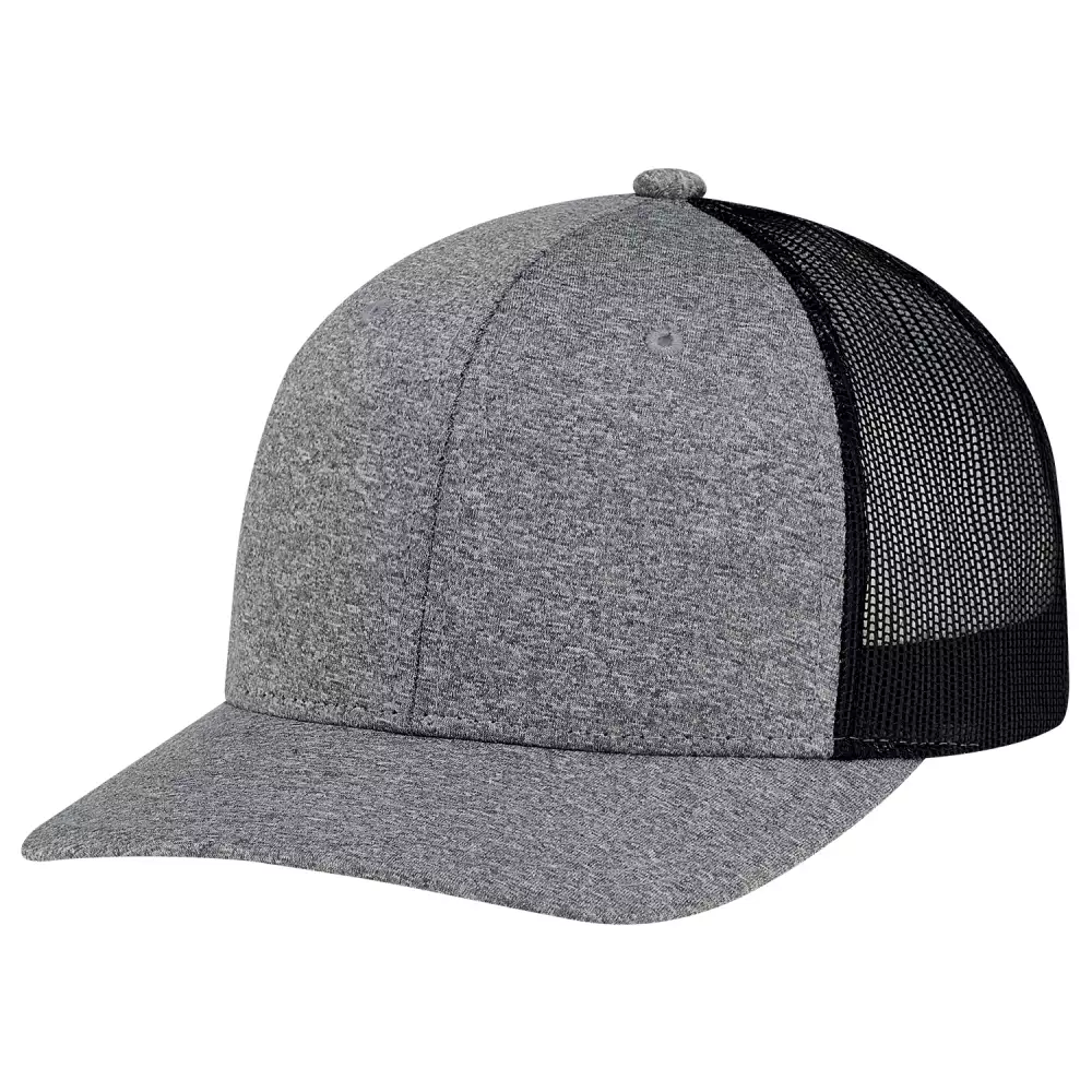 Casquette en maille de polyester chiné