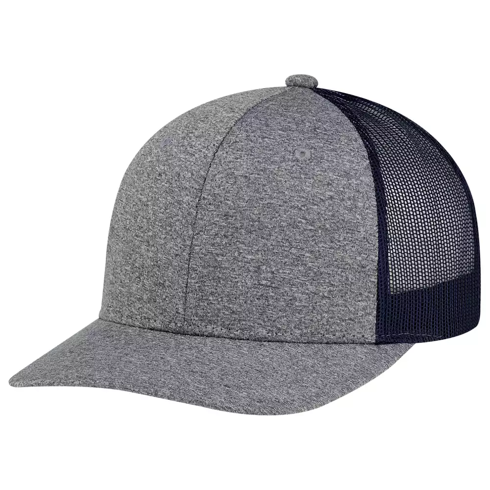 Casquette en maille de polyester chiné