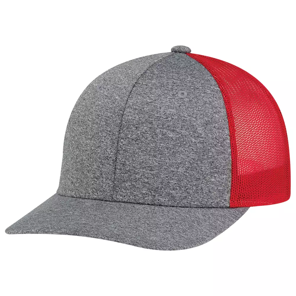 Casquette en maille de polyester chiné