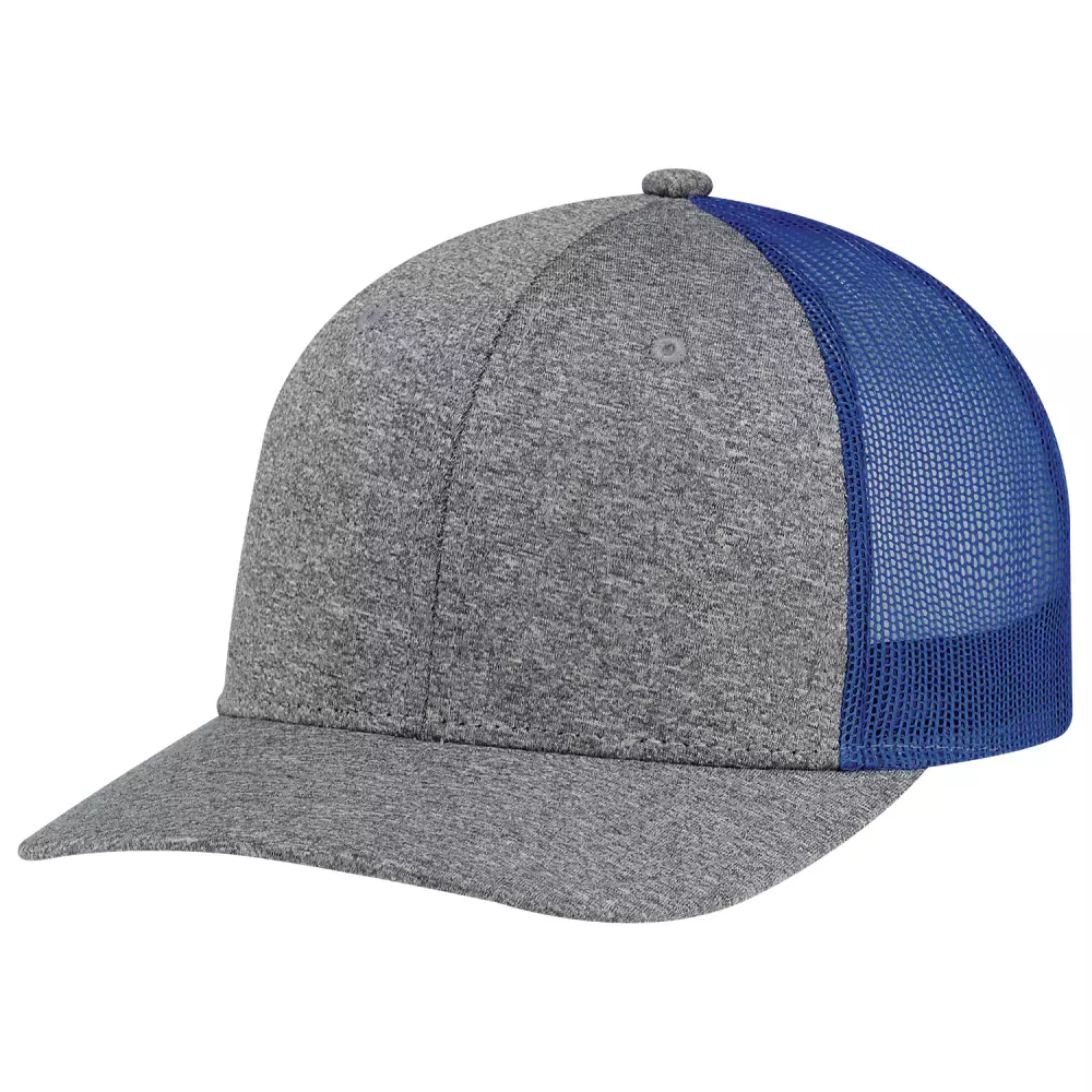 Casquette en maille de polyester chiné