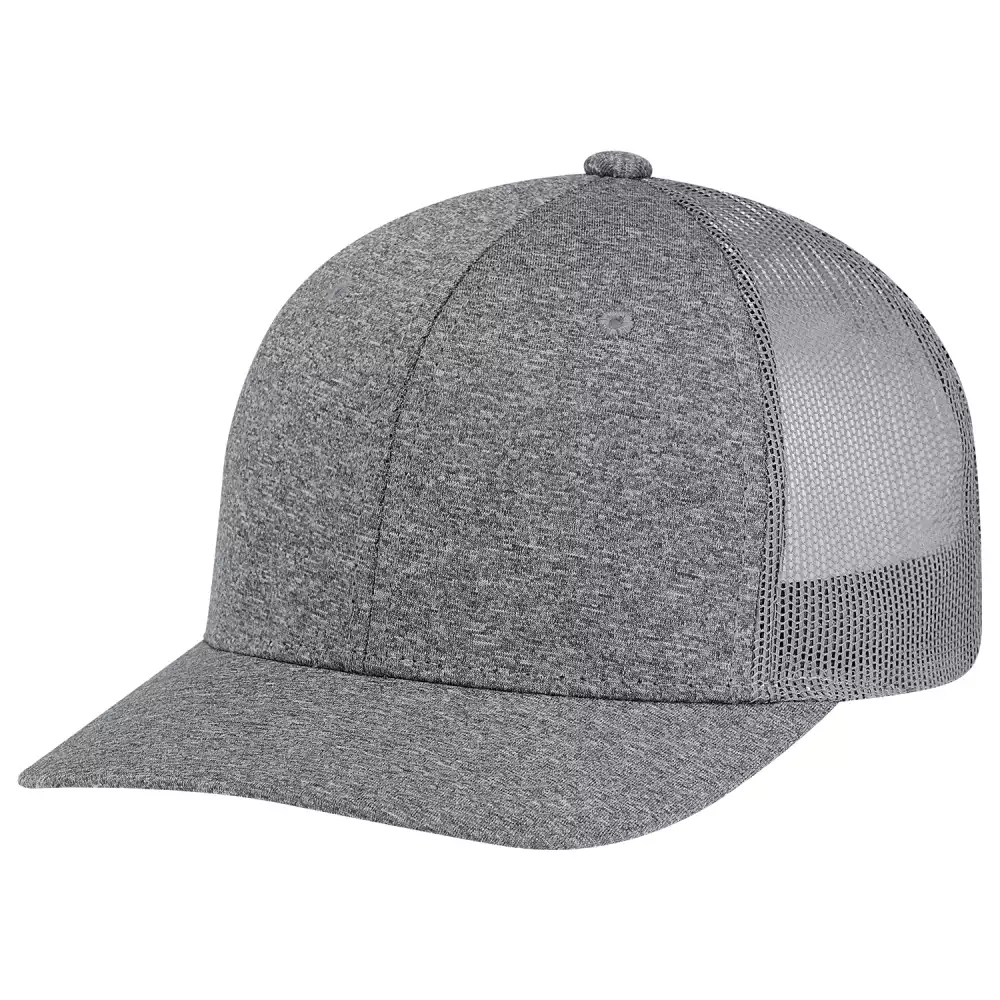 Casquette en maille de polyester chiné