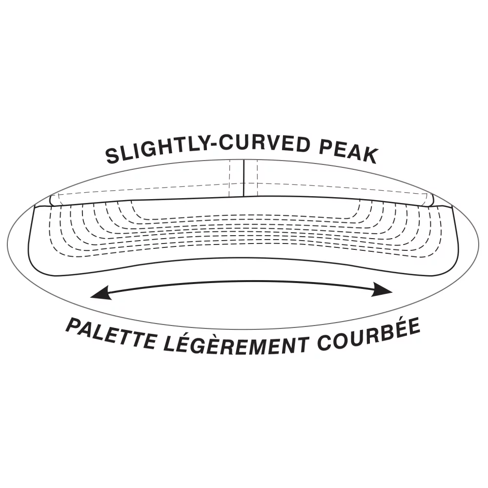 Casquette en maille de polyester chiné
