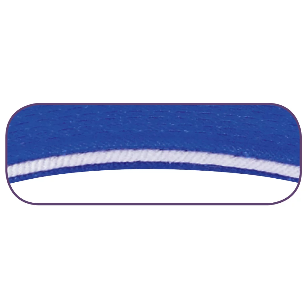 Casquette en sergé de coton brossé avec bordure contrastante