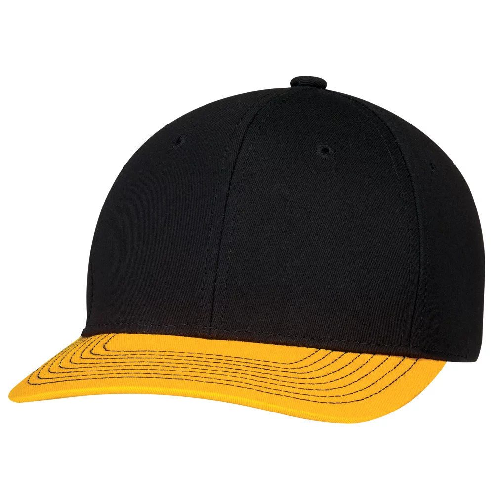 Casquette en sergé de coton chino de luxe à 6 panneaux