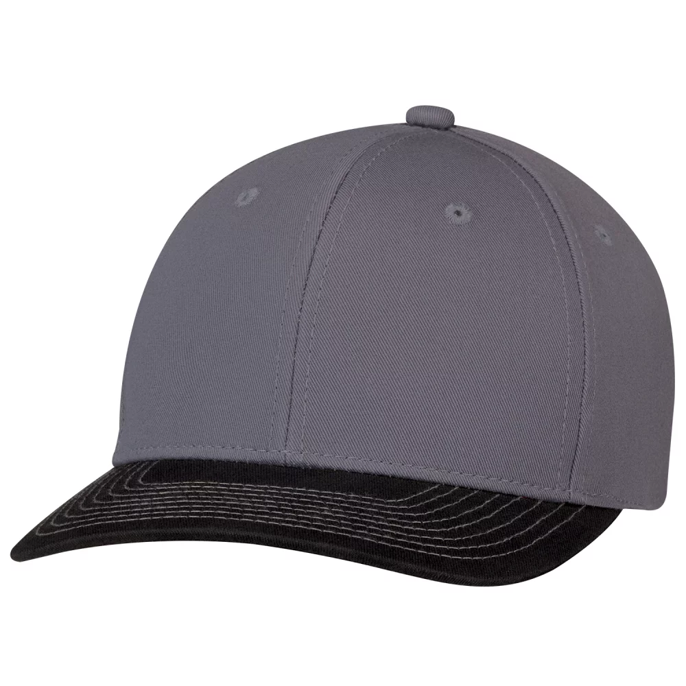 Casquette en sergé de coton chino de luxe à 6 panneaux