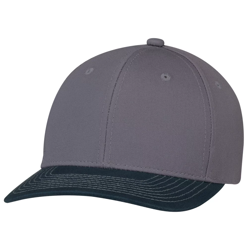 Casquette en sergé de coton chino de luxe à 6 panneaux