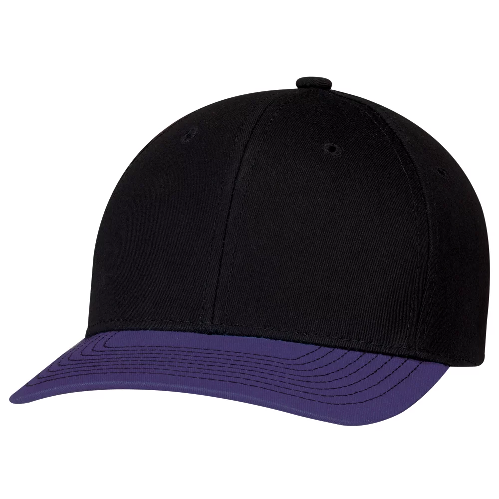 Casquette en sergé de coton chino de luxe à 6 panneaux